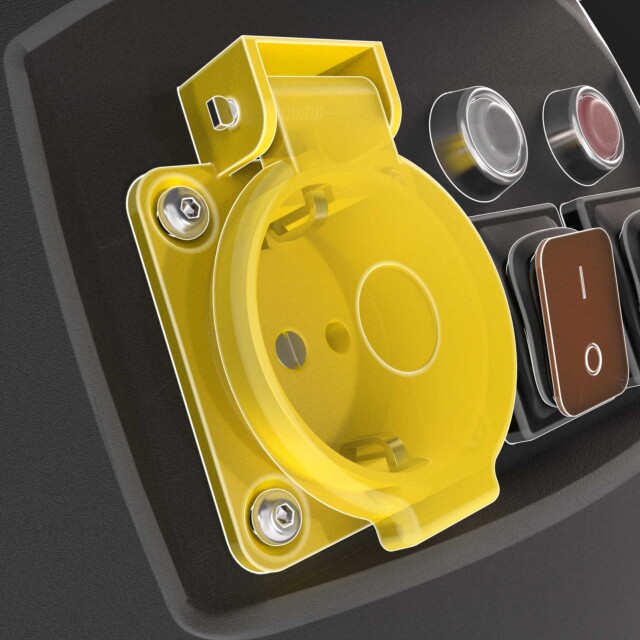 Presa Di Corrente Gialla